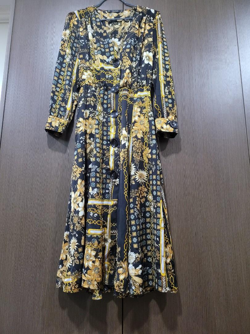 Zara shirt dress (Category: Dresses) located in Quezon City. Submitted by hello.tn (Listing ID 1079661371, Image 1). Description: zara shirt dress with large buttons used payment thru gcash +sf care of buyer Mr speedy gogoexpress.