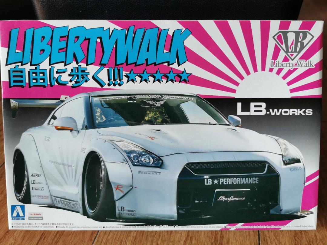 Aoshima Lb Gtr 35 全新1 24 青島aoshima Liberty Walk 興趣及遊戲 收藏品及紀念品 明星周邊 Carousell