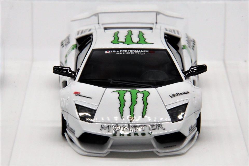1/43 Davis Giovanni Liberty Walk LB Murcielago Monster Energy White ...