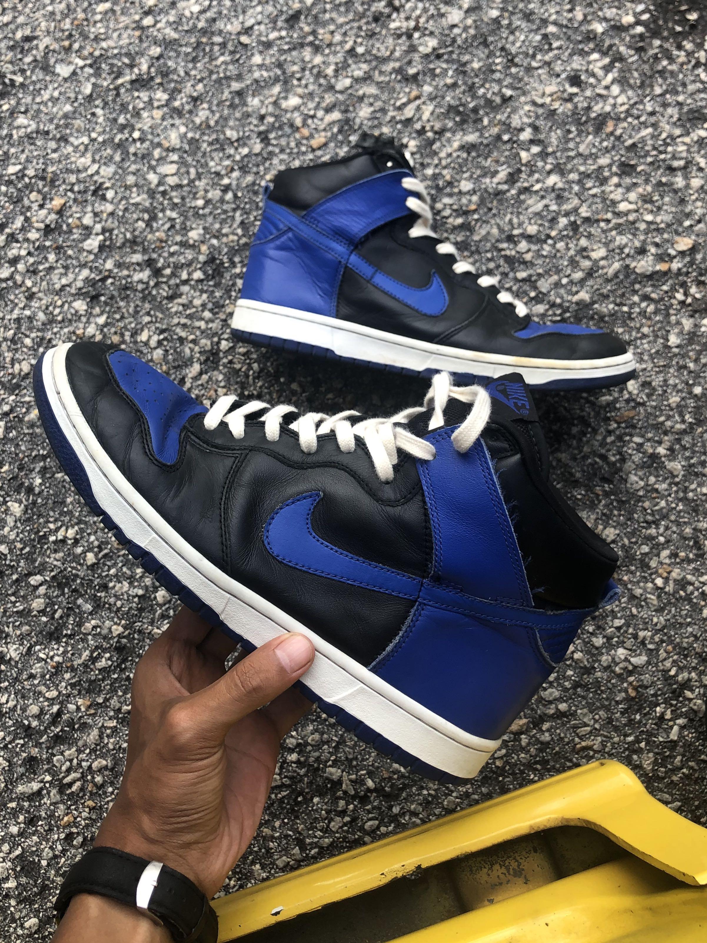 Nike dunk high royal blue 2004 Men s Fashion Footwear Sneakers on Carousell