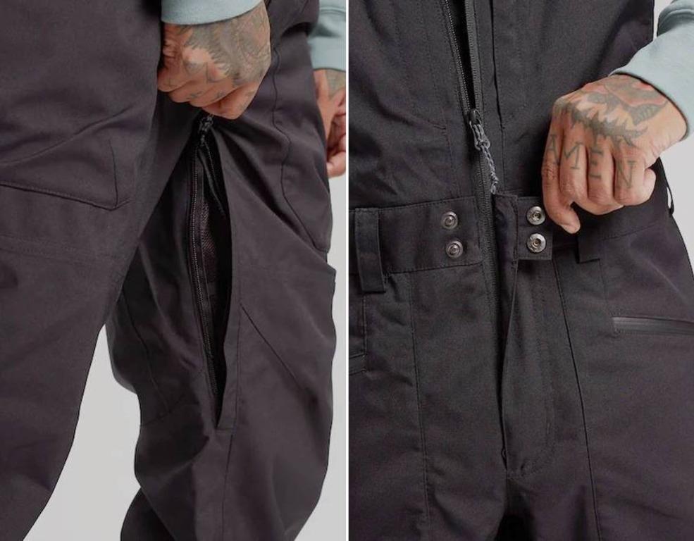 全新2021年款Burton Reserve Bib Pants 2色綠(M) 黑(L) 滑雪工人褲, 男