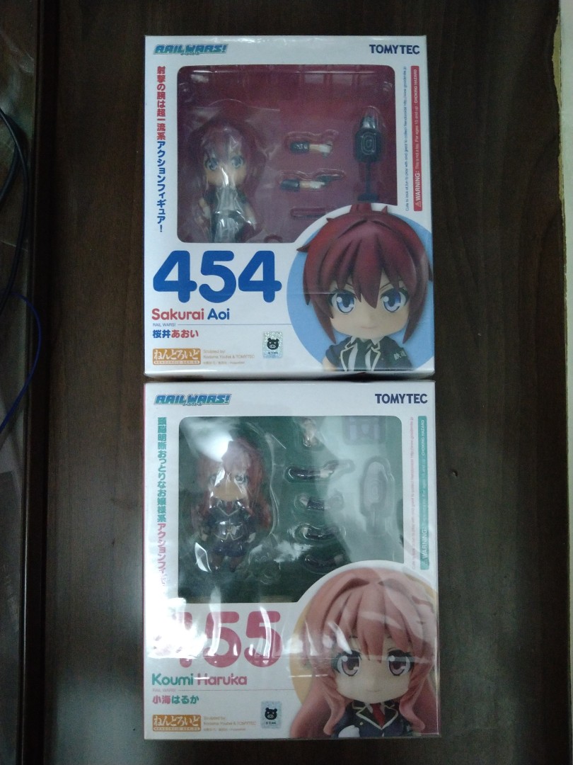 日版 Nendoroid 黏土rail Wars 454 櫻井葵455 小海遙 全新未開封品 興趣及遊戲 玩具 遊戲類 Carousell