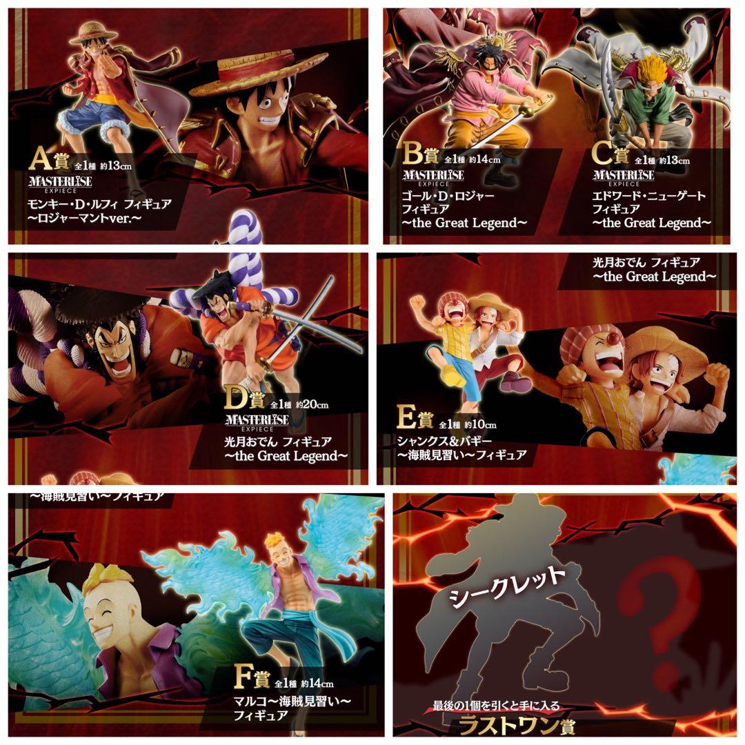 One Piece 海賊王一番賞 Legends Over Time Zoro 卓洛 Nami 奈美 Usopp 烏索普 Sanji 山治 Nico Robin 妮歌魯賓 Chopper 索柏 Franky 芬奇