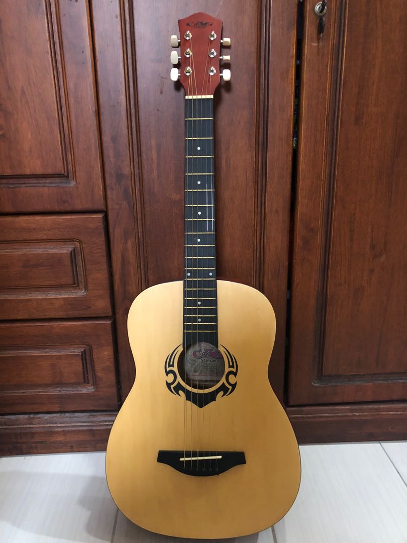 Acoustic Guitar Bag Capo Pick Music Media Music Instruments On Carousell