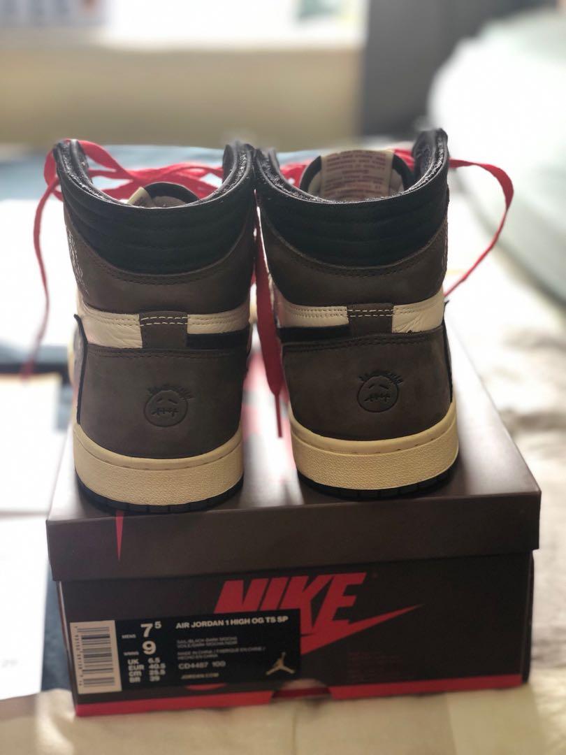 travis scott jordan 1 7.5
