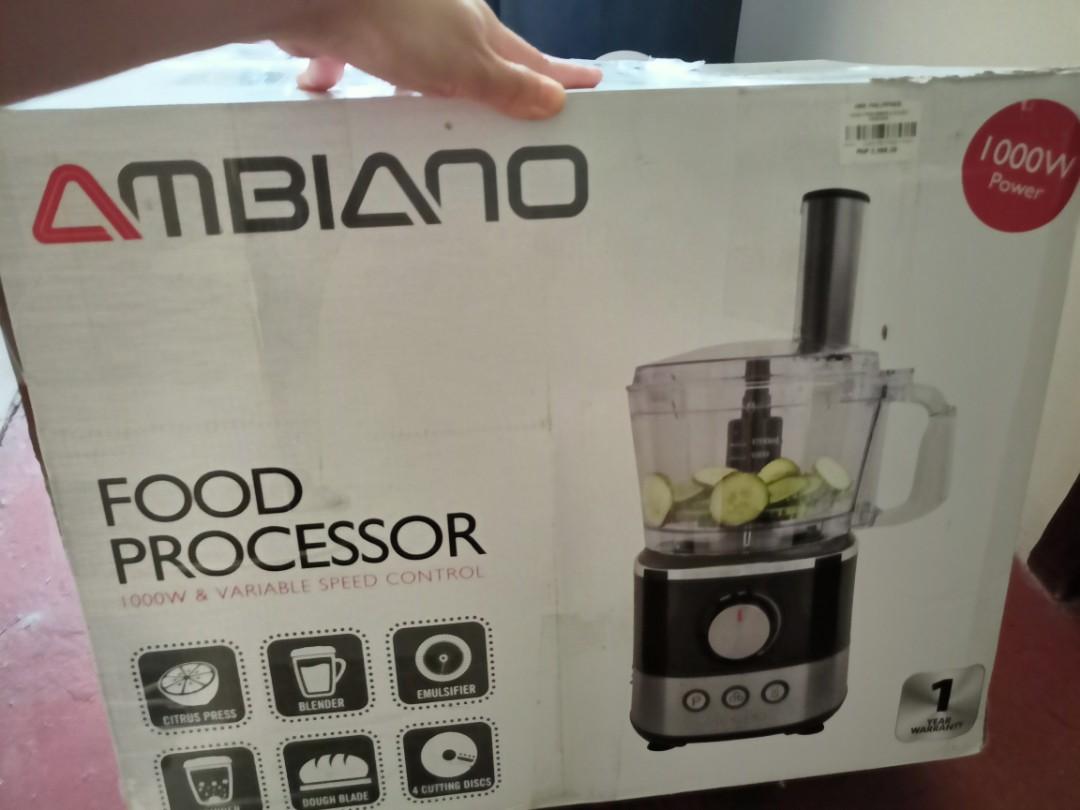 Ambiano Food Processor, TV & Home Appliances, Kitchen Appliances