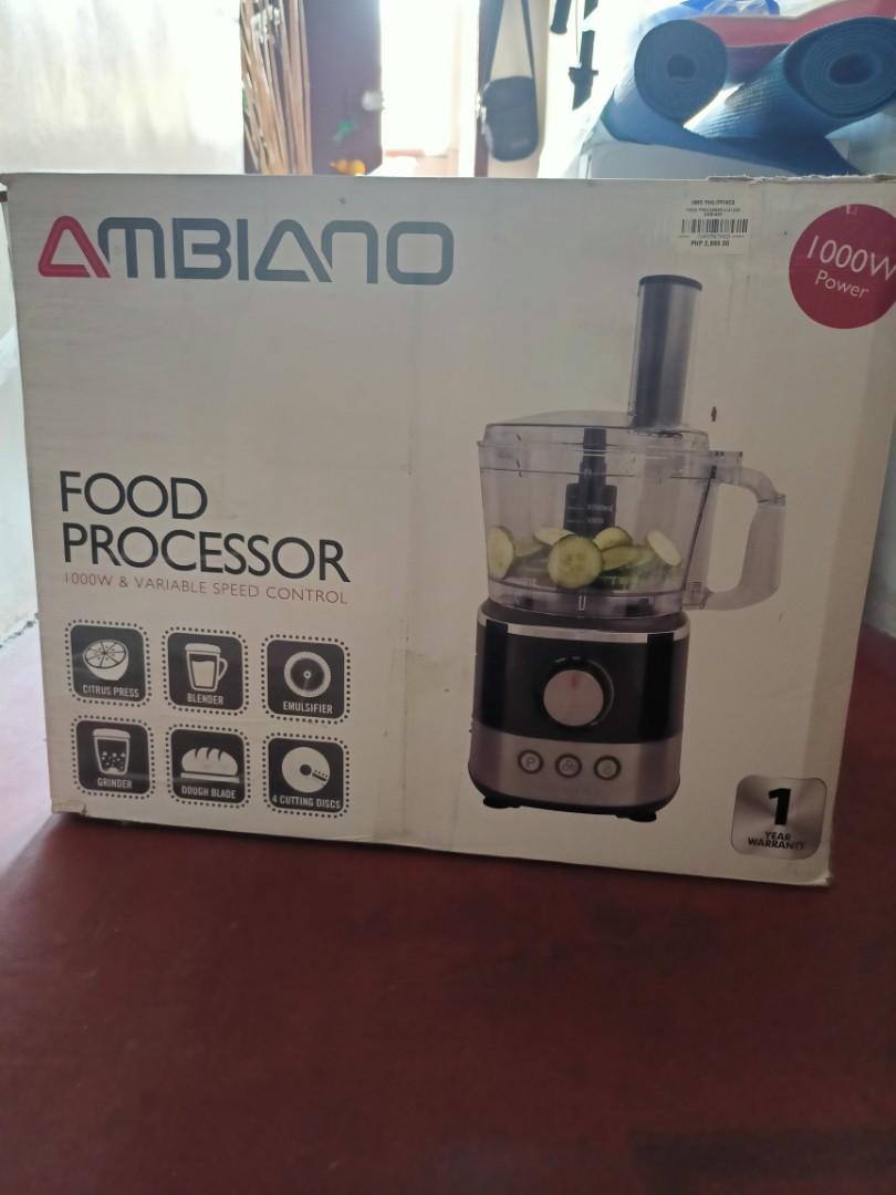 Ambiano Food Processor, TV & Home Appliances, Kitchen Appliances