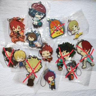 anime rubber strap keychain part 1