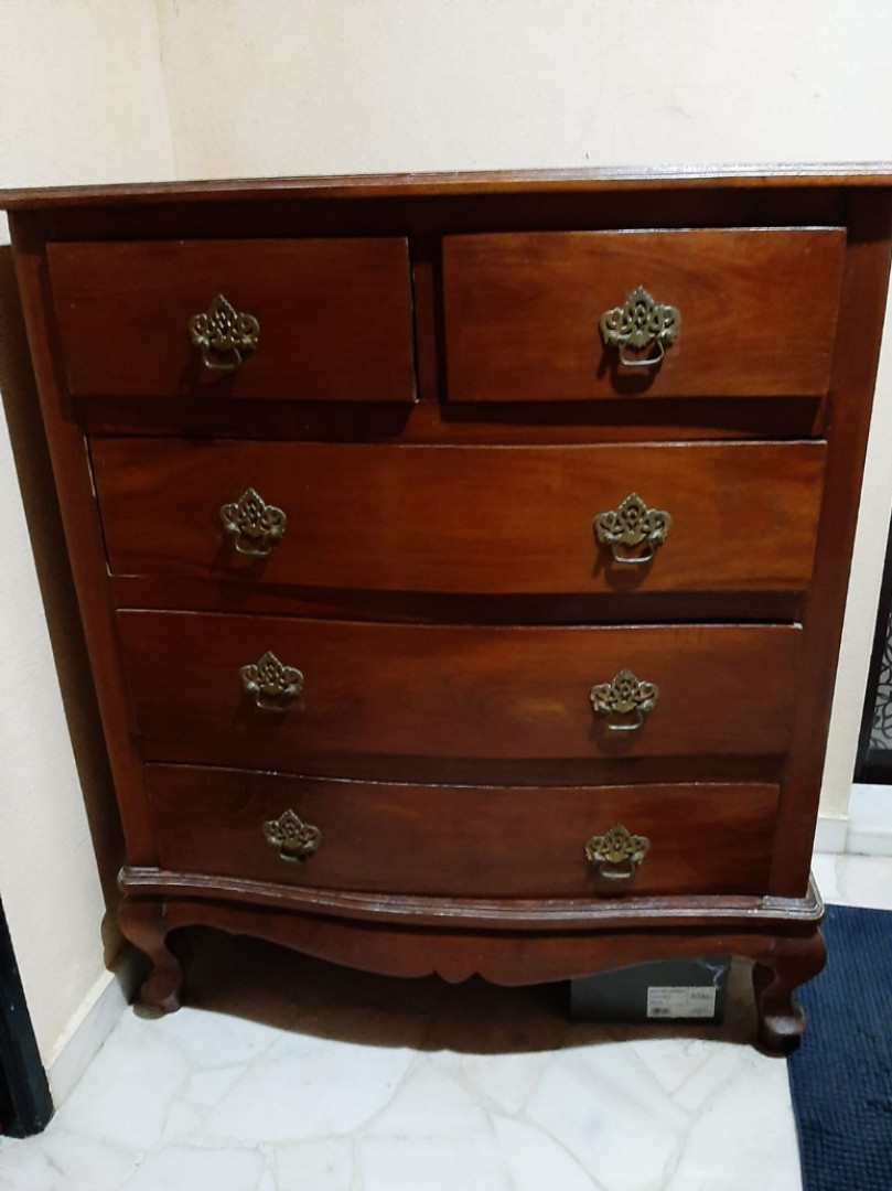 Antique Drawer Jati (Teak Wood), Furniture & Home Living, Furniture
