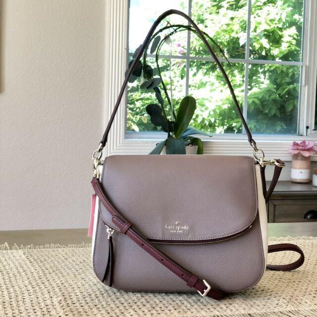 Jackson colorblock medium flap shoulder bag hot sale