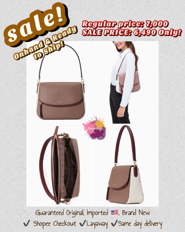 Jackson colorblock medium flap shoulder bag sales