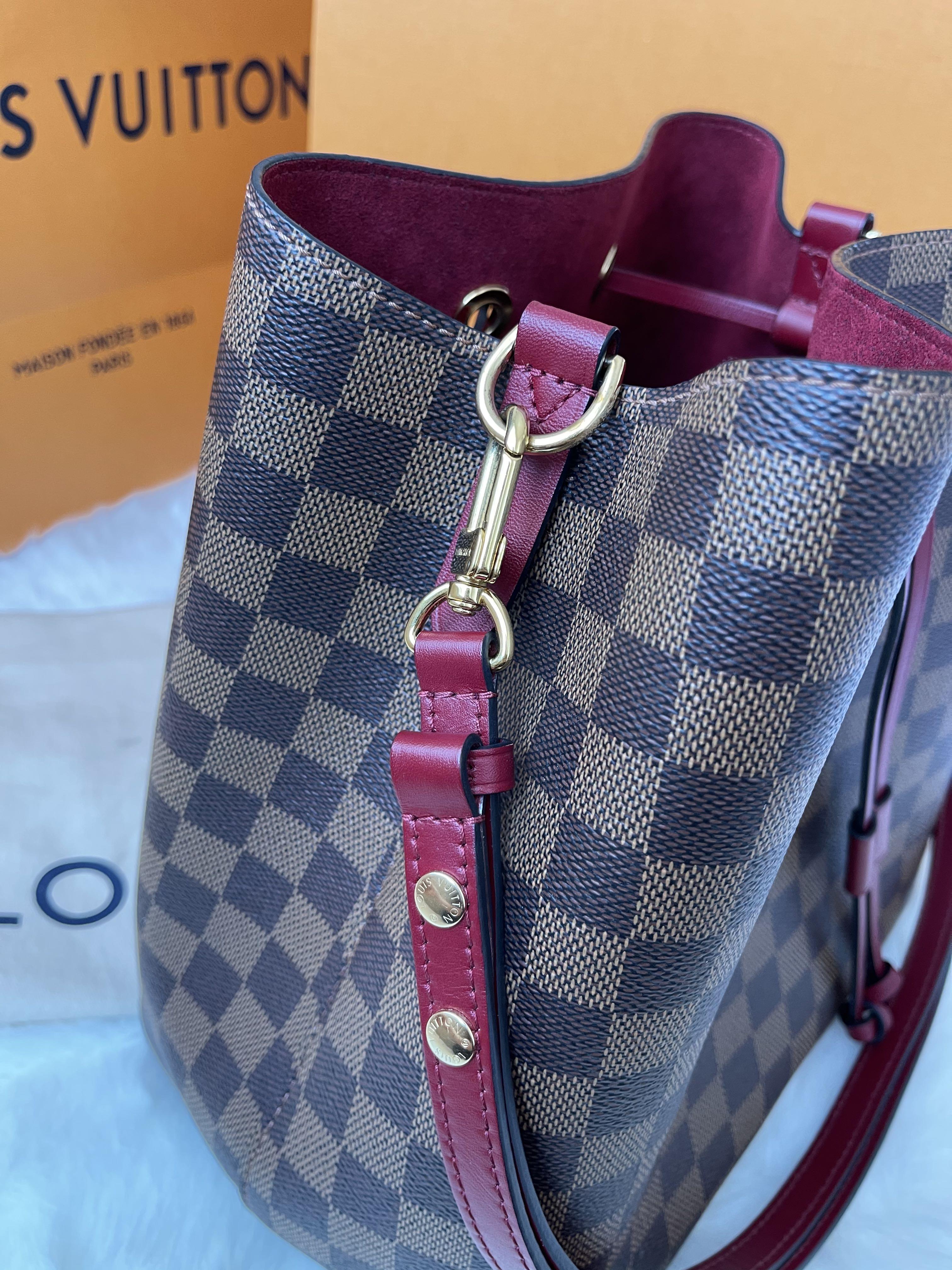 Boujie on a Budget!! Louis Vuitton Neo Noé in ebene cherry berry!!!😍 