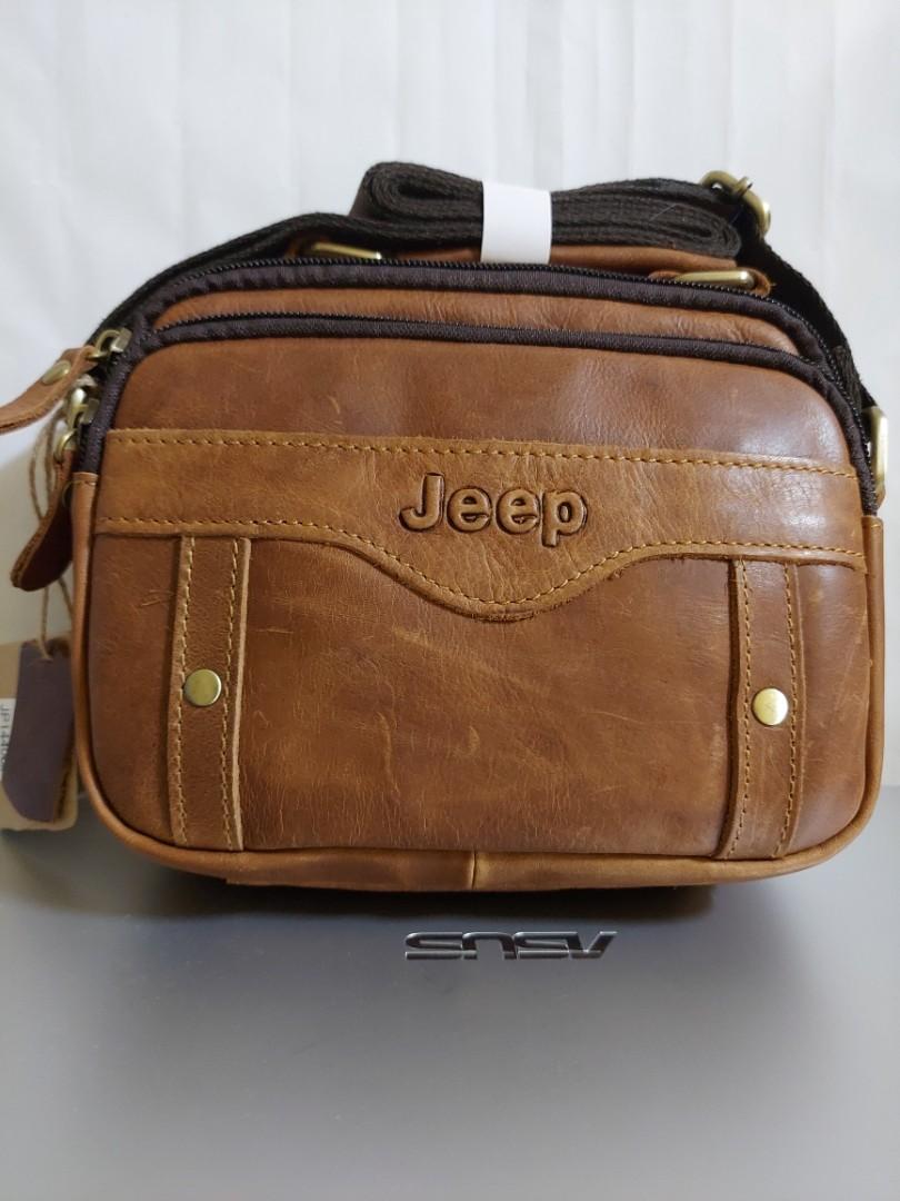 Bag kulit original brand jeep Men s Fashion Bags Sling Bags on