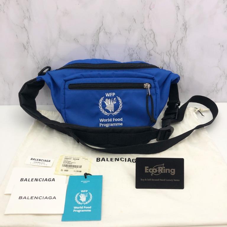 Balenciaga WORLD FOOD PROGRAMME BLUE BUM Bag 217006305