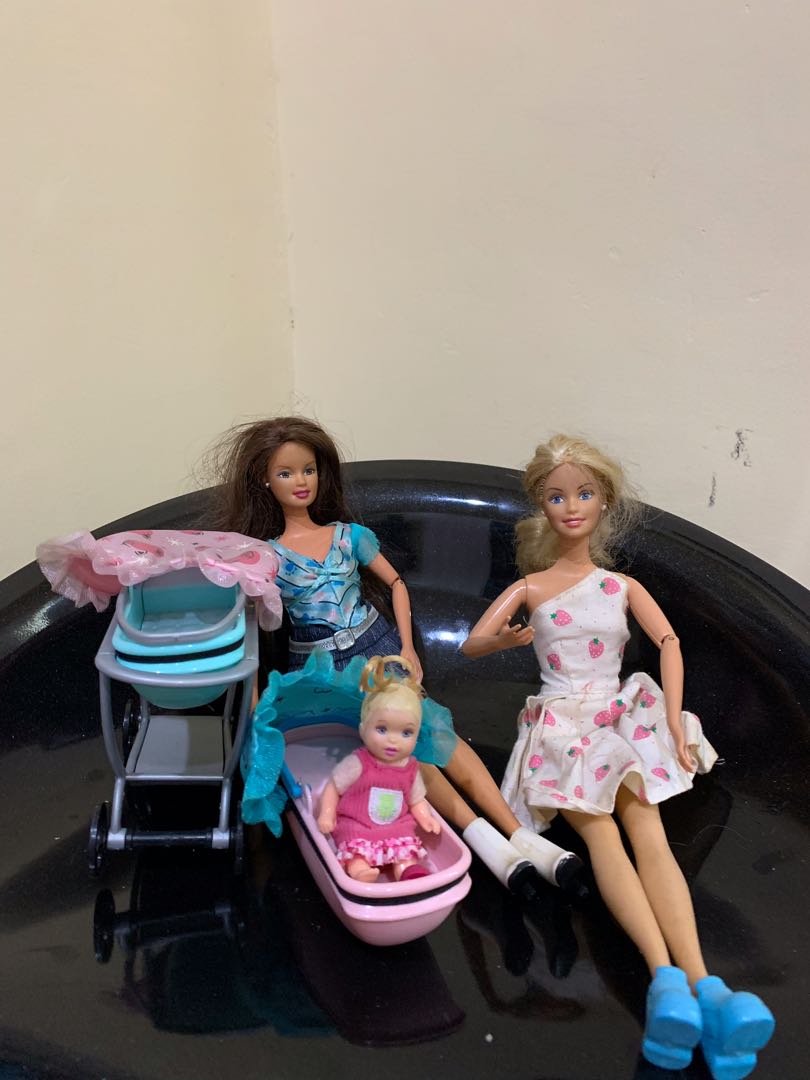 barbie stroller set