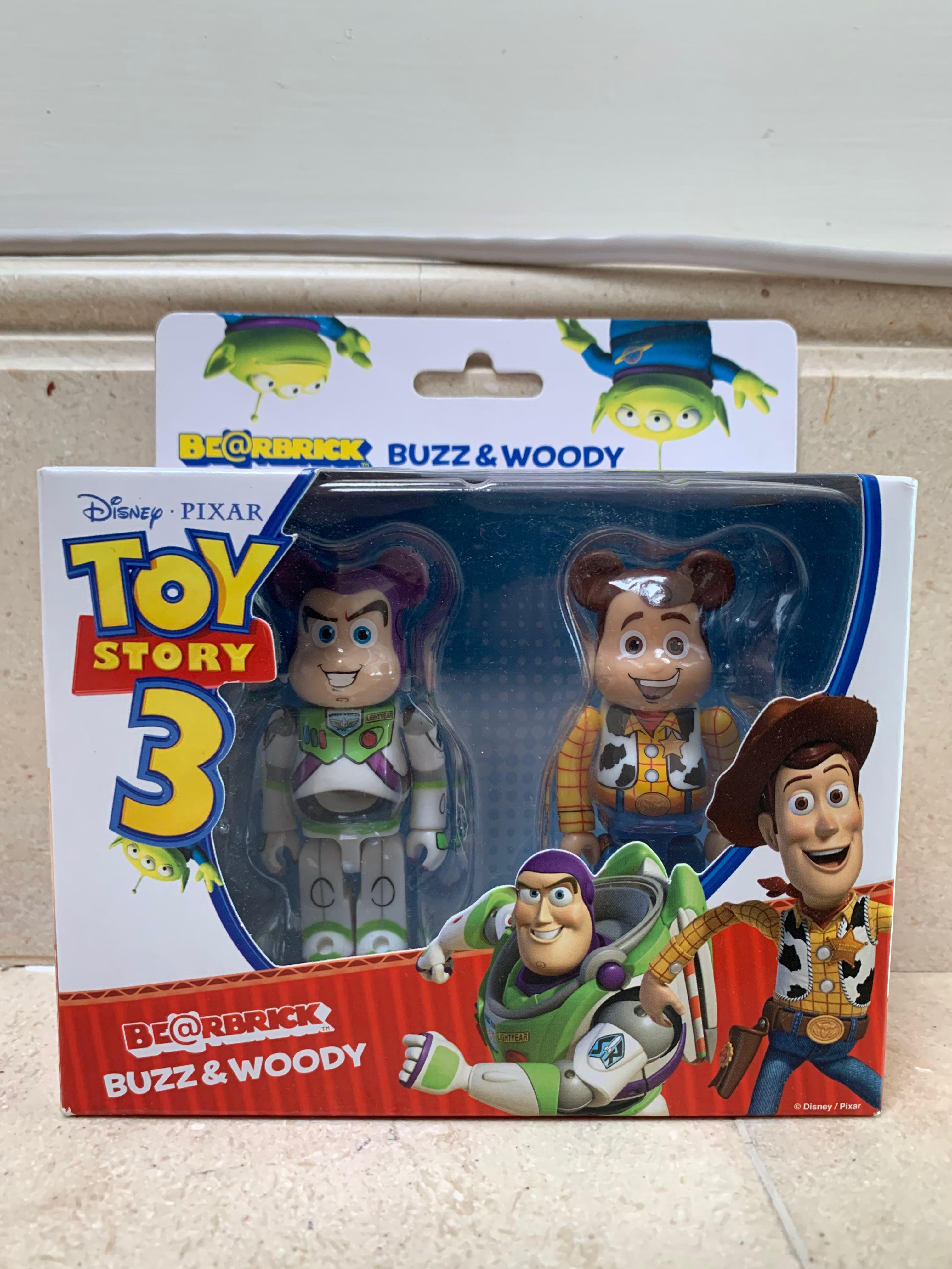 Medicom Be@rbrick 100% - Toy Story 3 - Buzz & Woody - Bearbrick 