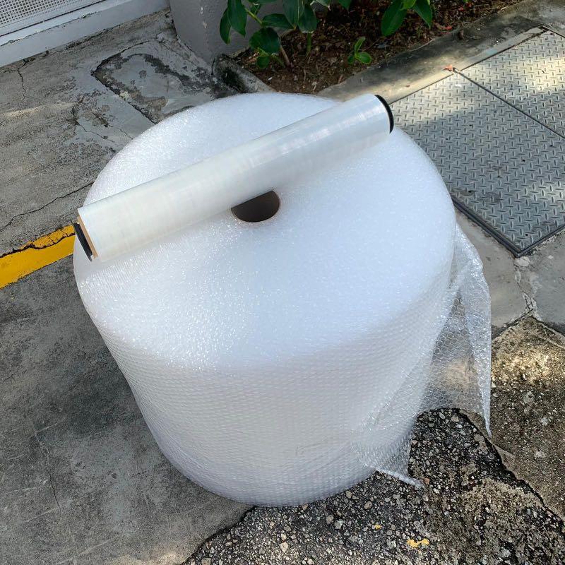 Giant Air Bubble Roll 1.50m Height Massive Roll Shrink Wrap Cling Wrap Pallet Stretch Film Black Shrink Wrap Corrugated Paper Peanut Foam