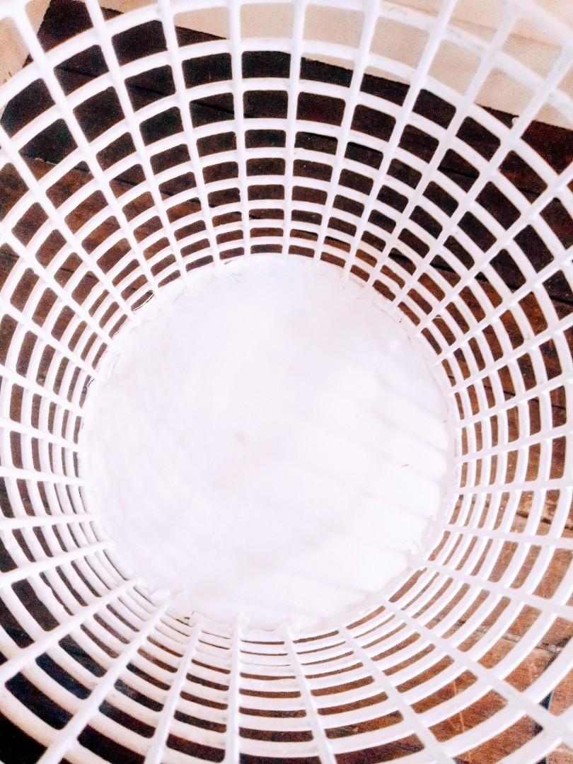 Large Grid Organizer (Category: Storage Boxes & Baskets) located in Pasig City. Submitted by kashkapenol (Listing ID 1079974297, Image 3). Description: -As is -No damages that can affect the function. -Have repainted it with white paint. -Large Monopod is for size reference only. -Price indicated is for each. RFS: Declutter.