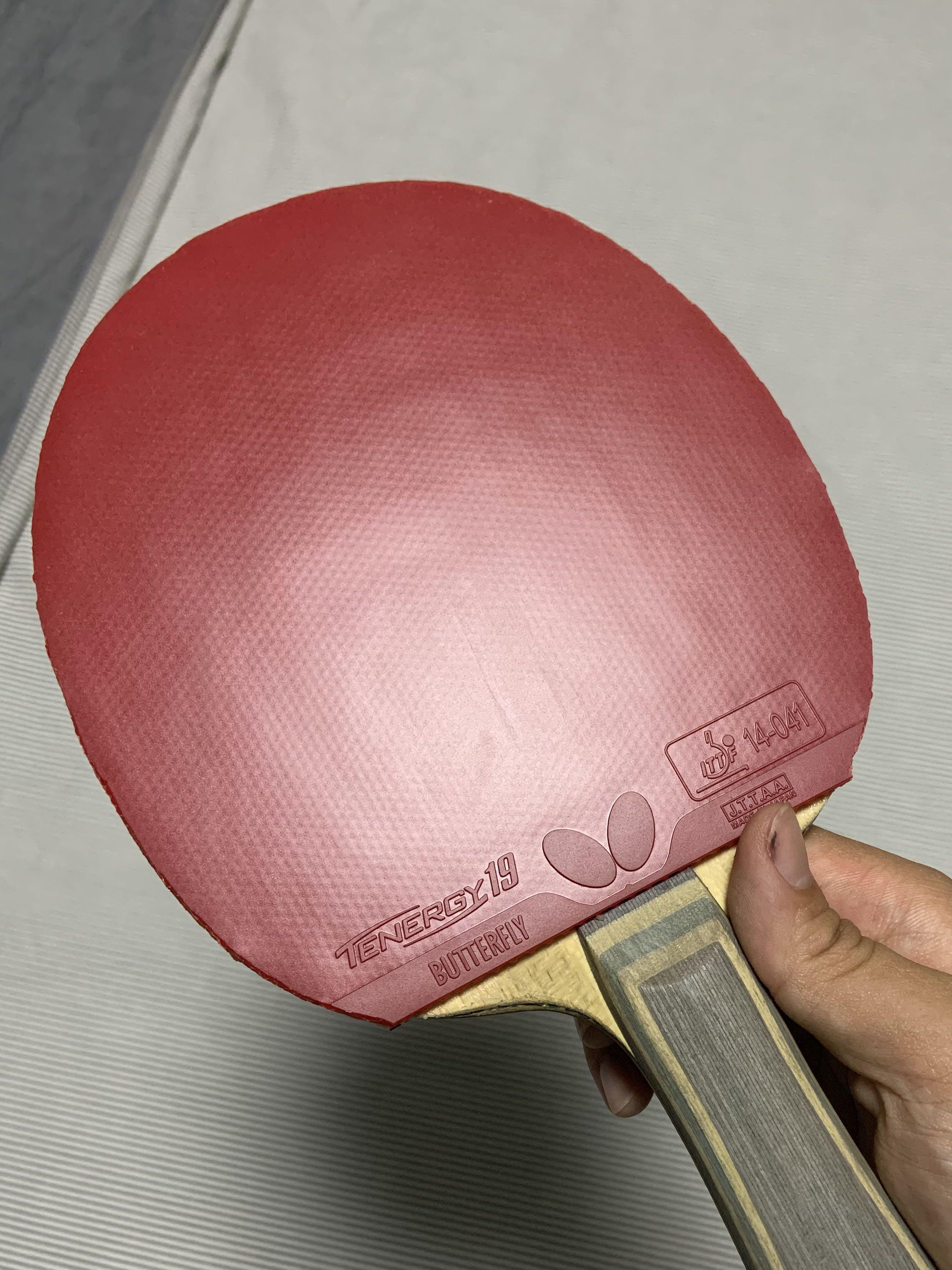 Butterfly Tenergy 19 Red 2.1mm, Sports Equipment, Sports & Games ...