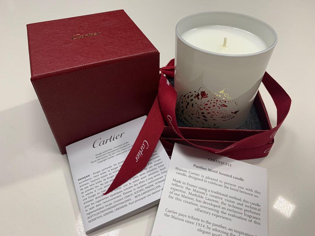 Cartier scented candle