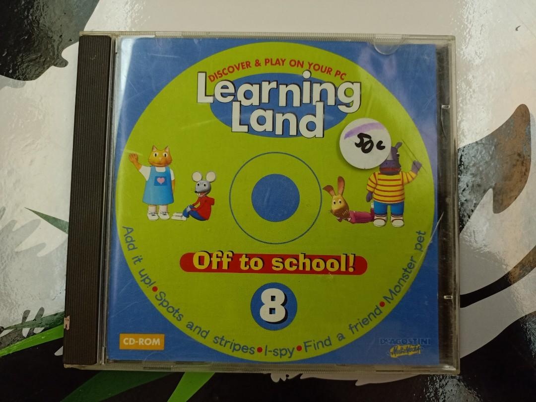 CDROM Learning Land Off to school, Hobbies & Toys, Music & Media