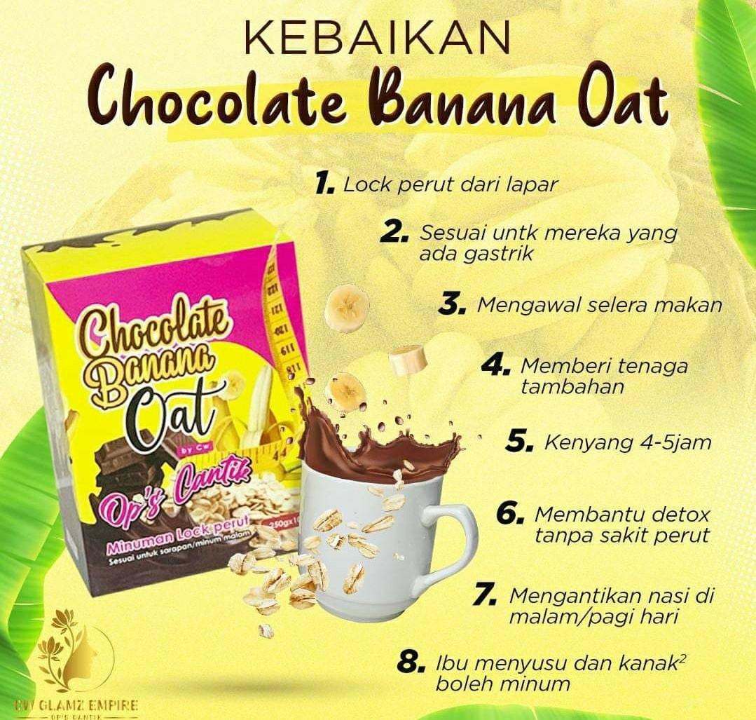 Chocolate Banana Oat Food Drinks Packaged Instant Food On Carousell