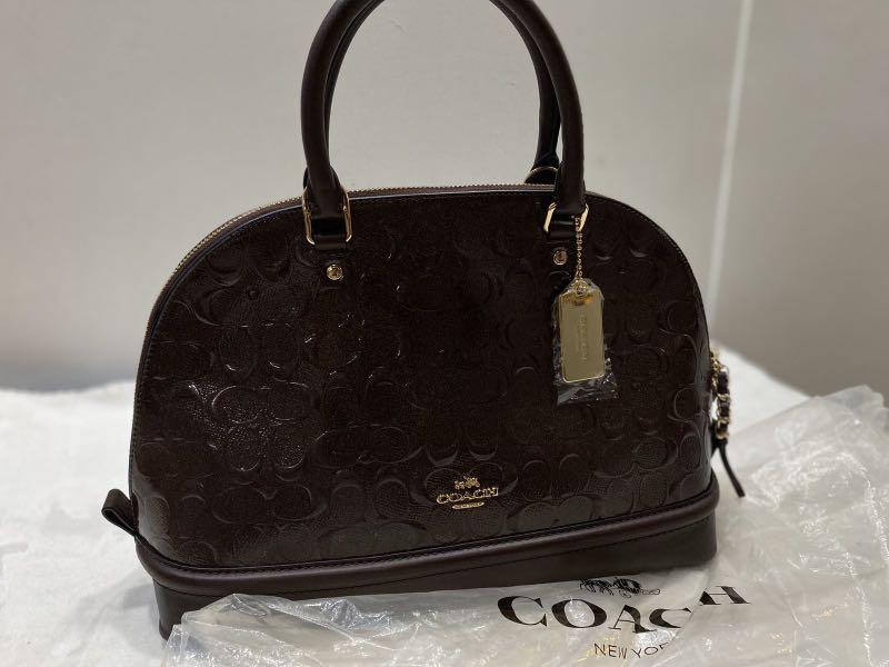 Coach sierra satchel oxblood outlet