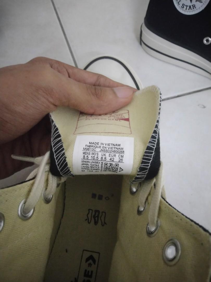 Converse '70 Chuck Taylor classic high cut, Men's Fashion, Footwear,  Sneakers on Carousell