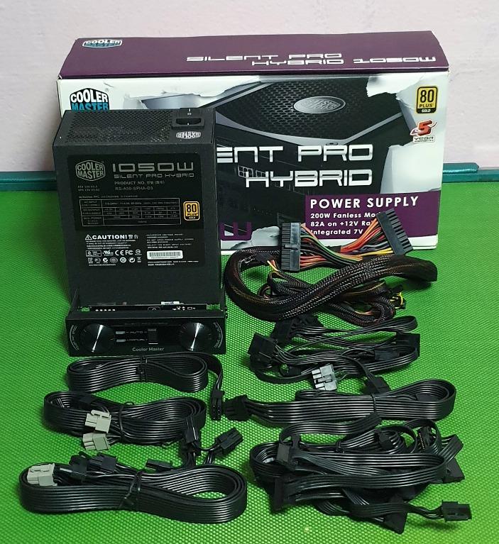 Cooler Master SILENT PRO Hybrid 1050W Power Supply, Computers & Tech