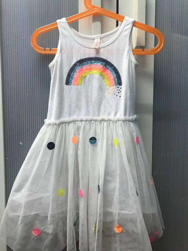 rainbow dress cotton on