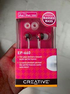 Creative earphones EP-660