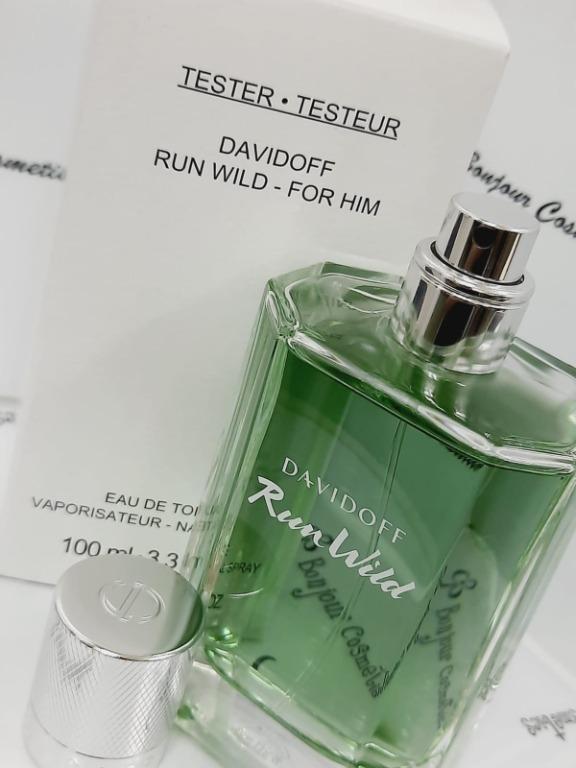 DAVIDOFF Run WILD for HIM EDT 100ml TESTER Packaging Beauty