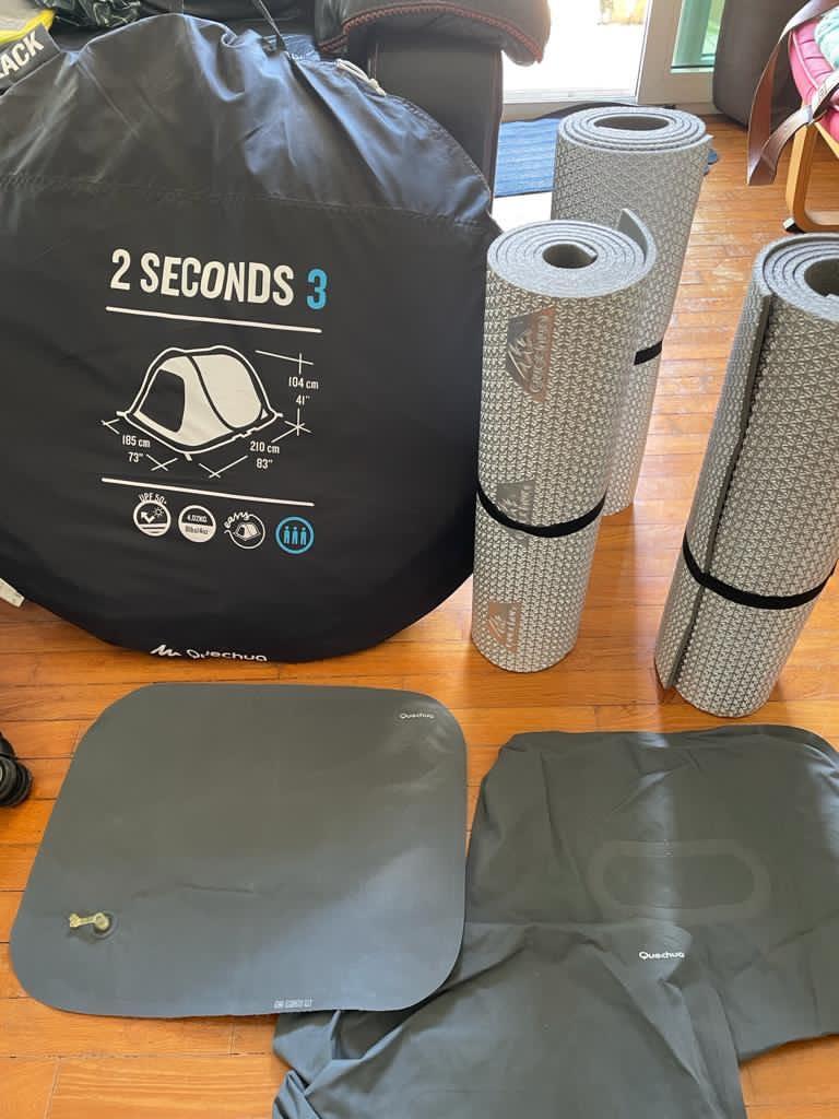 Decathlon Complete Camping Set, Sports Equipment, Hiking & Camping on