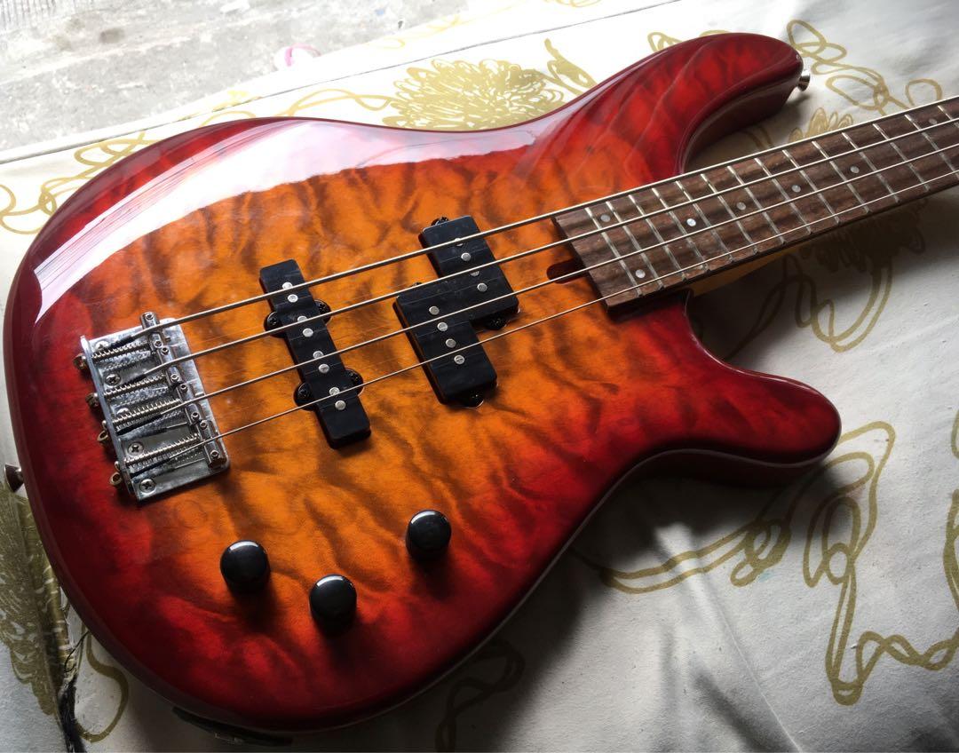 Fernandes Frb 40 Precision Bass Guitar Hobbies Toys Music Media Musical Instruments On Carousell