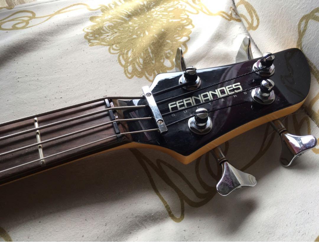 Fernandes Frb 40 Precision Bass Guitar Hobbies Toys Music Media Musical Instruments On Carousell