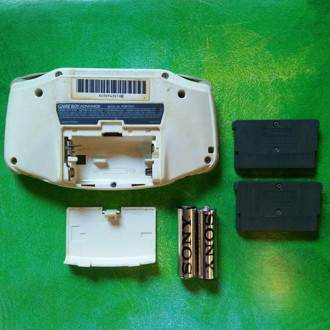 Gameboy Advance AGB-001 Arctic White (Category: Others) located in Tayug. Submitted by ramnitsuga (Listing ID 267619405, Image 2). Description: Inclusion: • Unit/Gameboy Advance AGB-001 Arctic White with battery cover • Sony 1.5 AA Battery • Authentic Cartridges - Super Mario World: Super Mario Advance 2 - Yoshi's Island: Super Mario Advance 3 Used, tested, and working. The only issue is Hairline scratches on the lens and burn screen No dead pixe