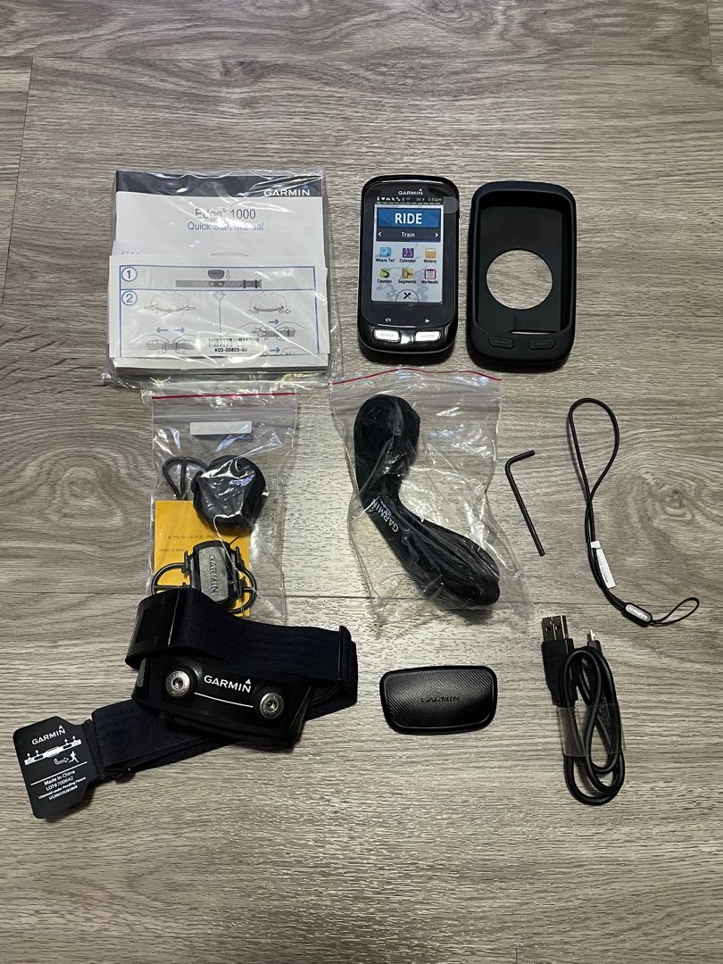 Garmin Edge 1000 Performance Full Bundle Sports Equipment Bicycles Parts Parts Accessories On Carousell