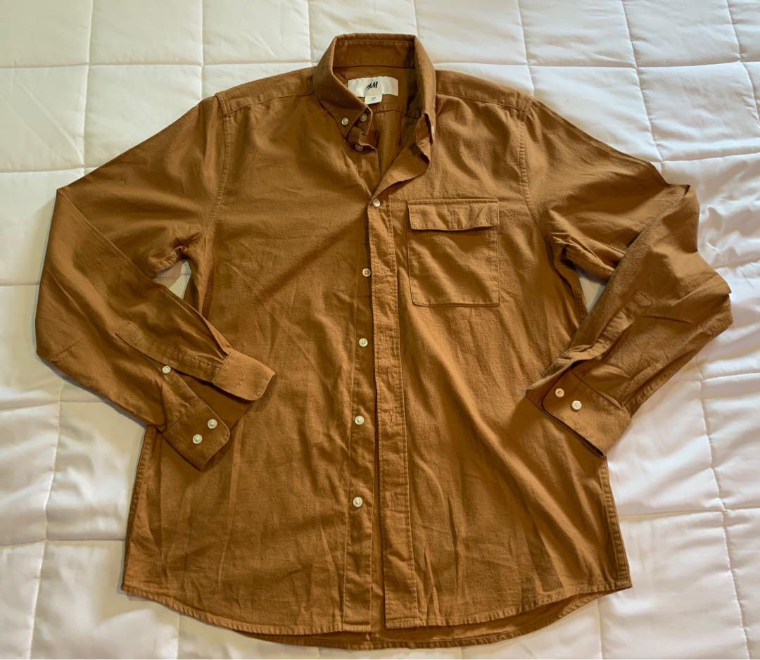 h&m long sleeve polo mens
