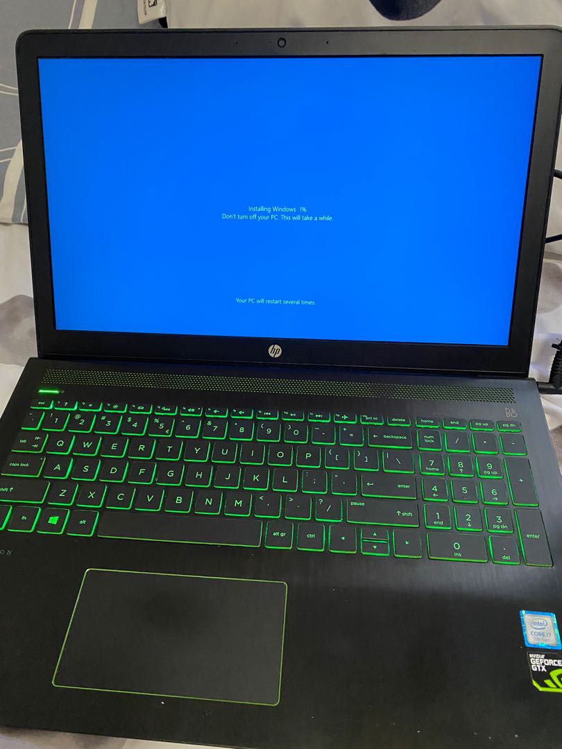 HP GAMING LAPTOP I7, 16GB 1050Ti, Computers & Tech, Parts & Accessories