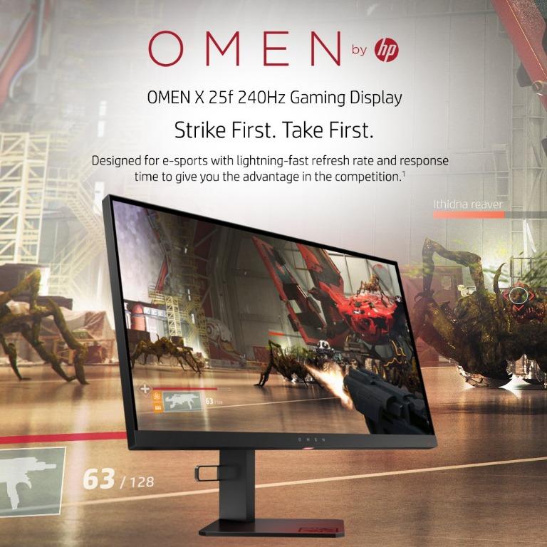 240hz] HP Omen X 25f 240Hz Gaming Monitor - 24.5-inch Full HD 1920