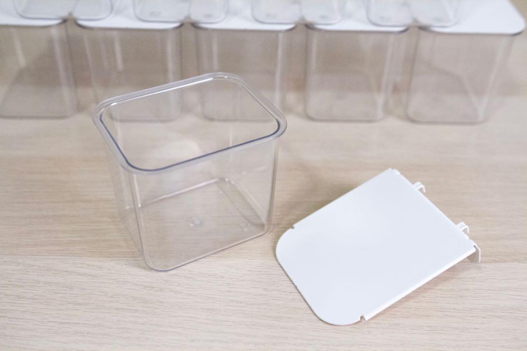 IKEA SKADIS Pegboard Container with Lid [STOCK(S) AVAILABLE 8 UNIT(S)], Furniture & Home Living