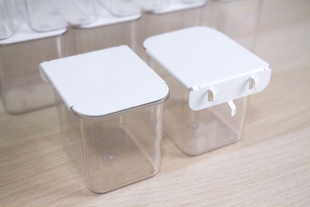 IKEA SKADIS Pegboard Container with Lid [STOCK(S) AVAILABLE 8 UNIT(S)], Furniture & Home Living