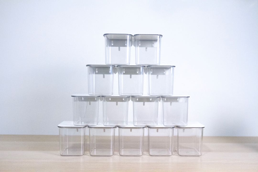 IKEA SKADIS Pegboard Container with Lid [STOCK(S) AVAILABLE 8 UNIT(S)], Furniture & Home Living