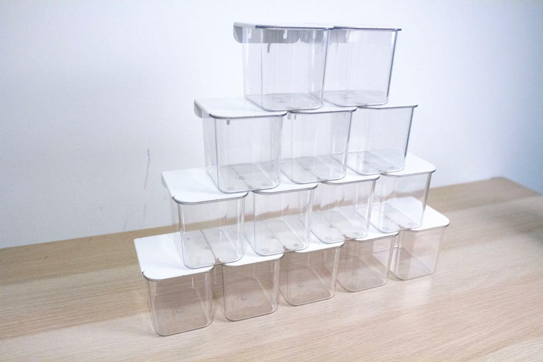 IKEA SKADIS Pegboard Container with Lid [STOCK(S) AVAILABLE 8 UNIT(S)], Furniture & Home Living