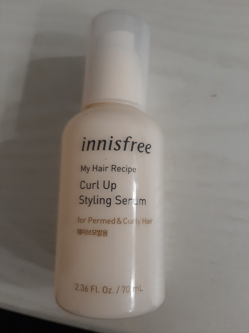 Innisfree curl up hair serum for permed or curly hair, Beauty & Personal  Care, Hair on Carousell