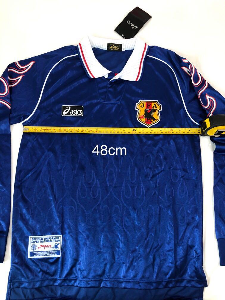 Japan Home Jersey WorldCup 1998 Long Sleeve, Women’s Fashion, Tops