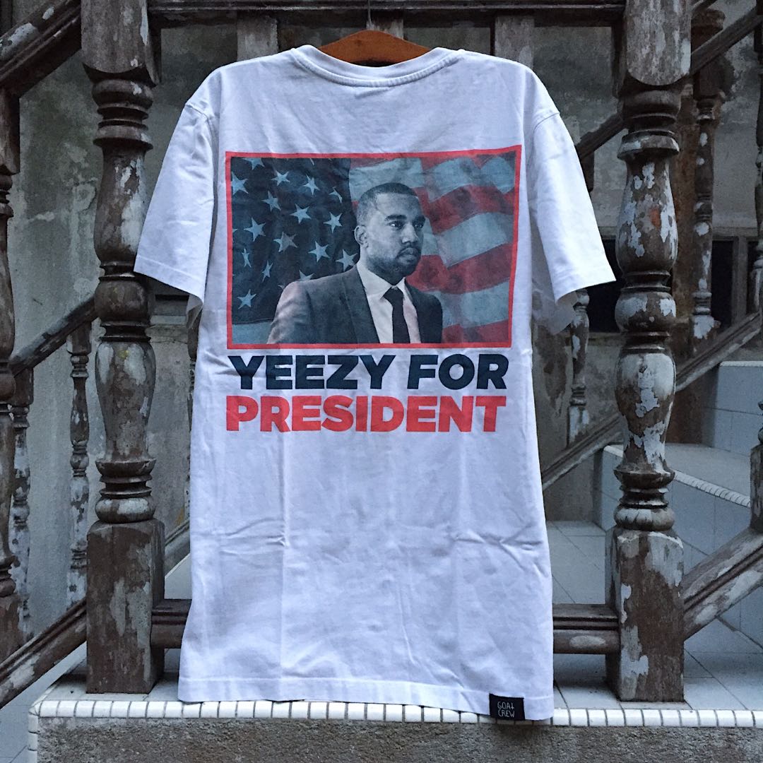 West Yeezy President, Men's Fashion, Tops Sets, Tshirts & Polo Shirts on Carousell