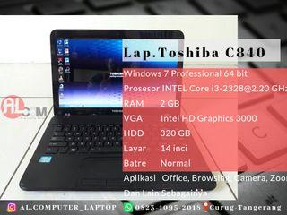 Laptop Toshiba Satellite C840 Core i3