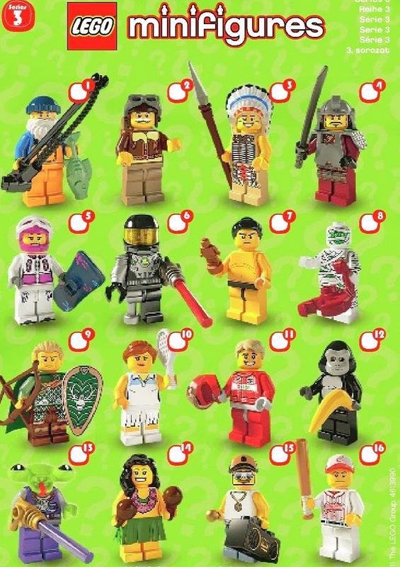 Lego 8803 Minifigures Series 3, 興趣及遊戲, 玩具& 遊戲類- Carousell
