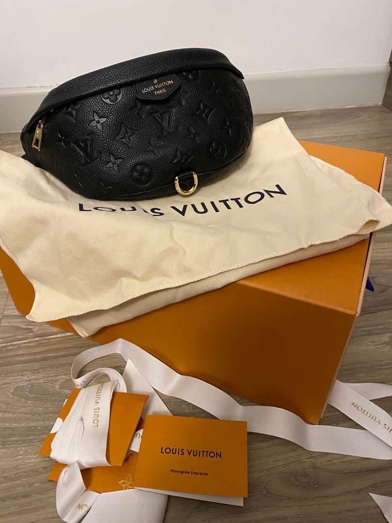 Louis Vuitton Monogram Empreinte Bumbag Black
